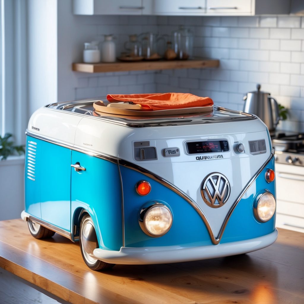 Volkswagen Bus Shaped Kitchen Appliances