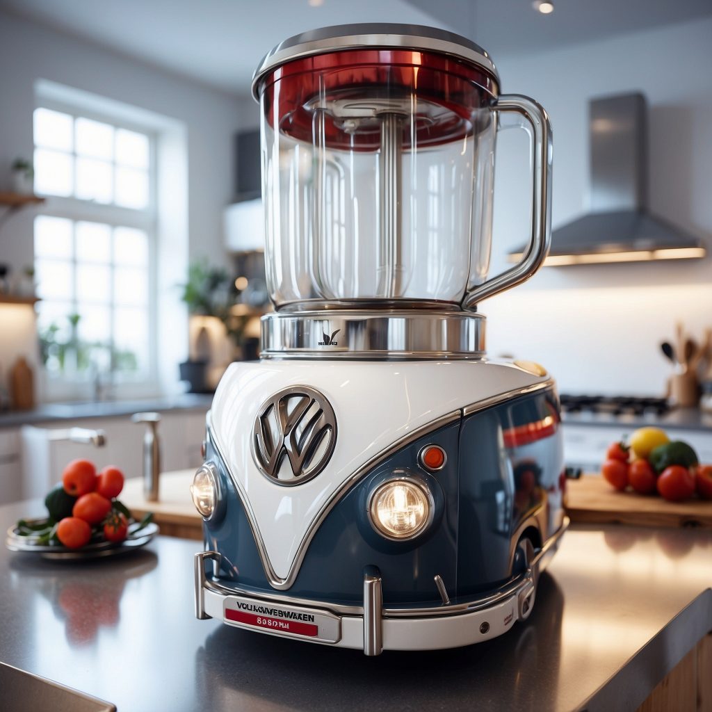 Volkswagen Bus Shaped Kitchen Appliances
