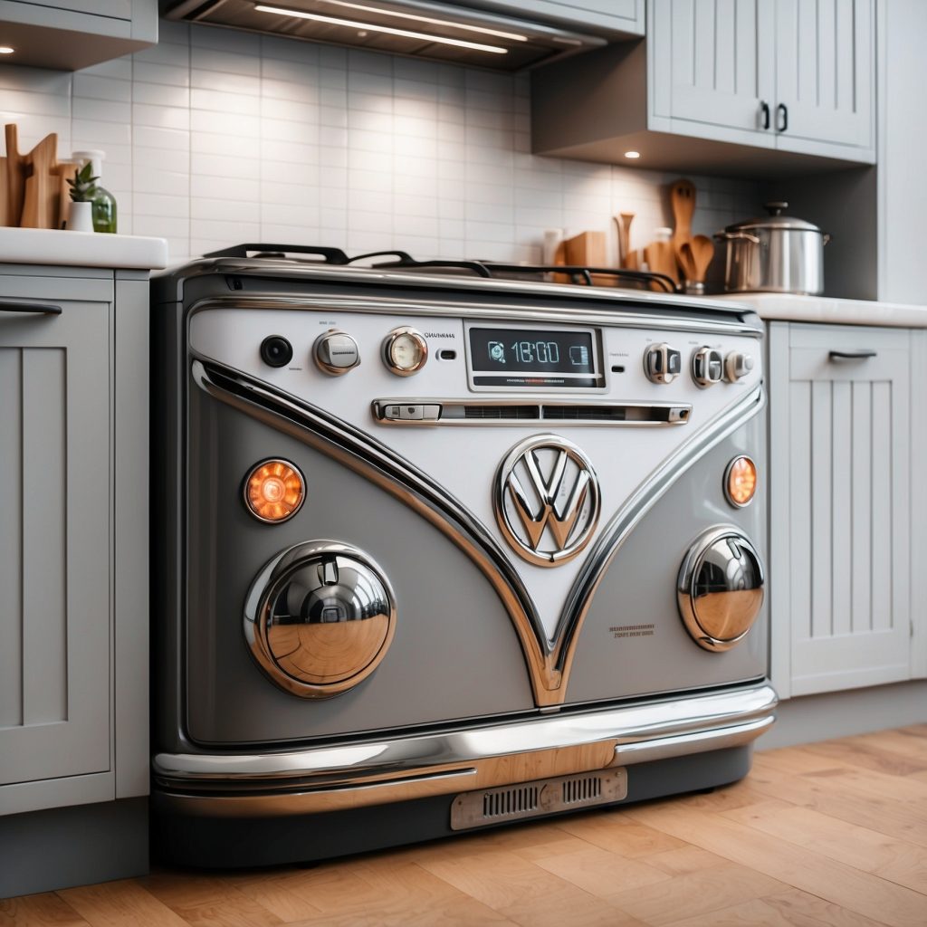 Volkswagen Bus Shaped Kitchen Appliances