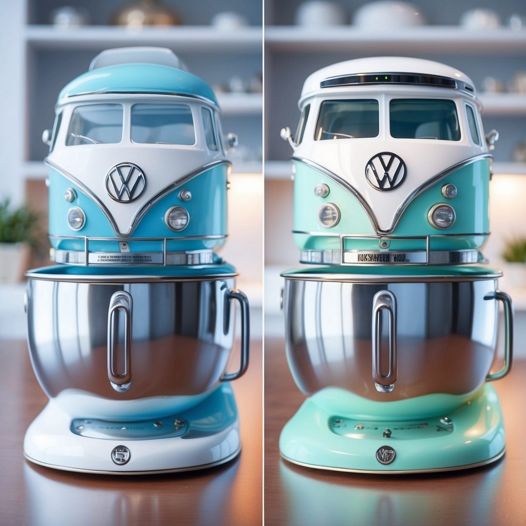 Volkswagen Bus Shaped Kitchen Appliances