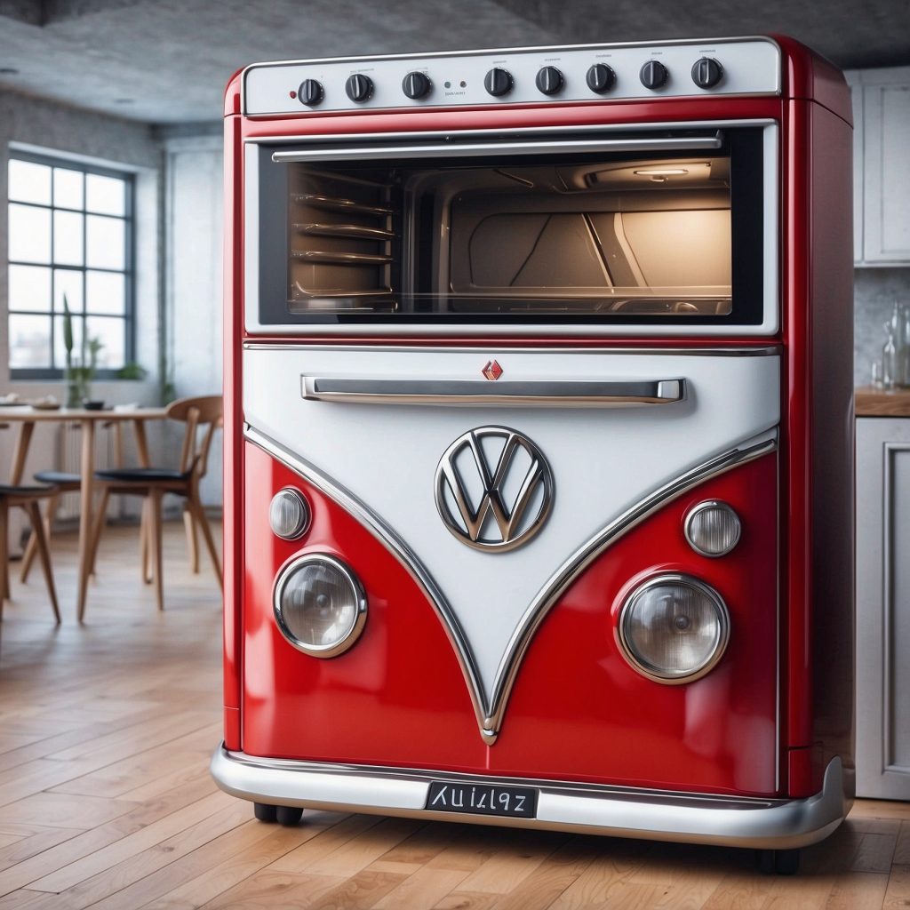 Volkswagen Bus Shaped Kitchen Appliances