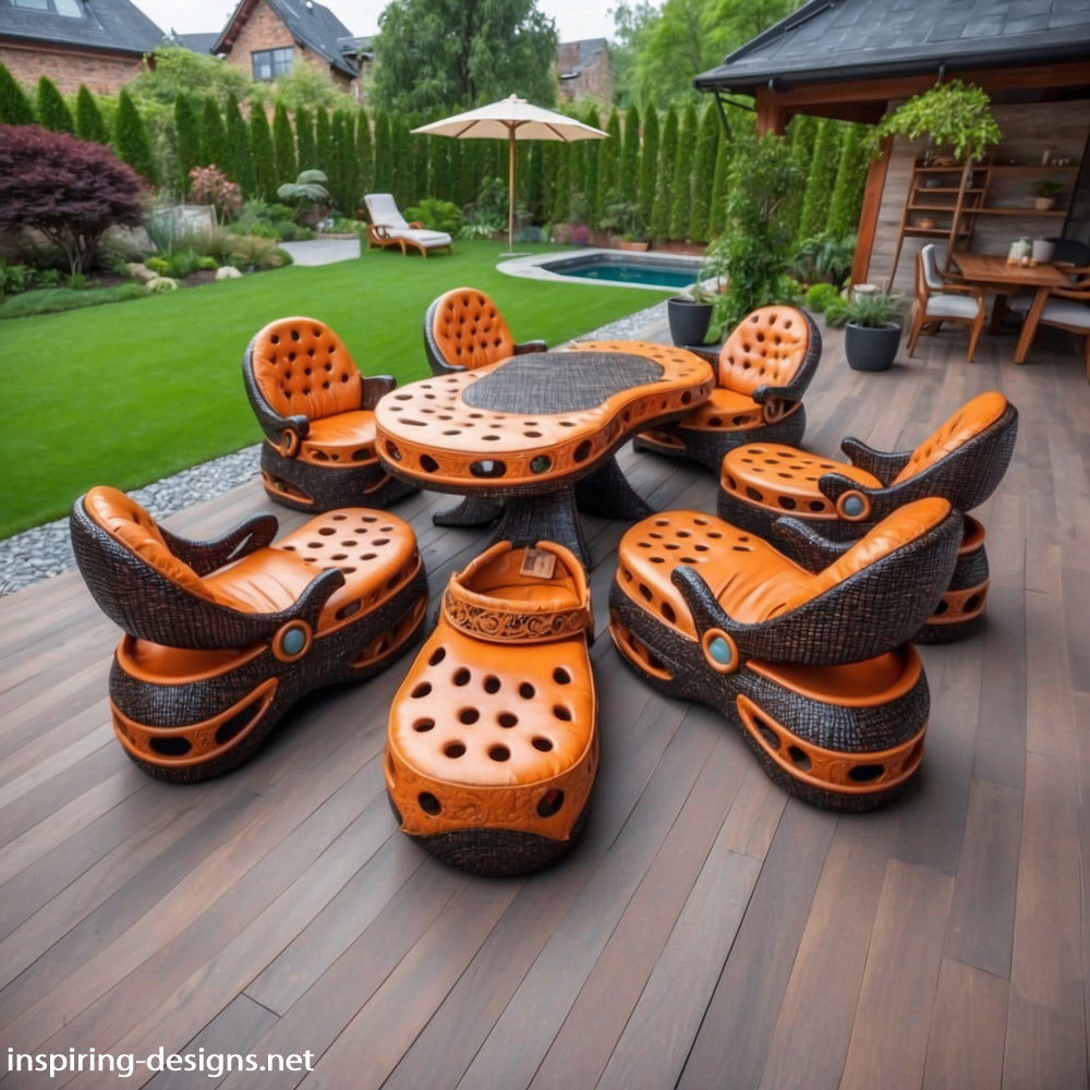 Croc Shaped Patio Sets