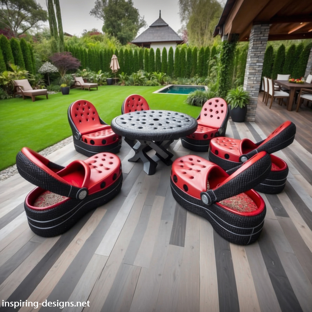 Croc Shaped Patio Sets