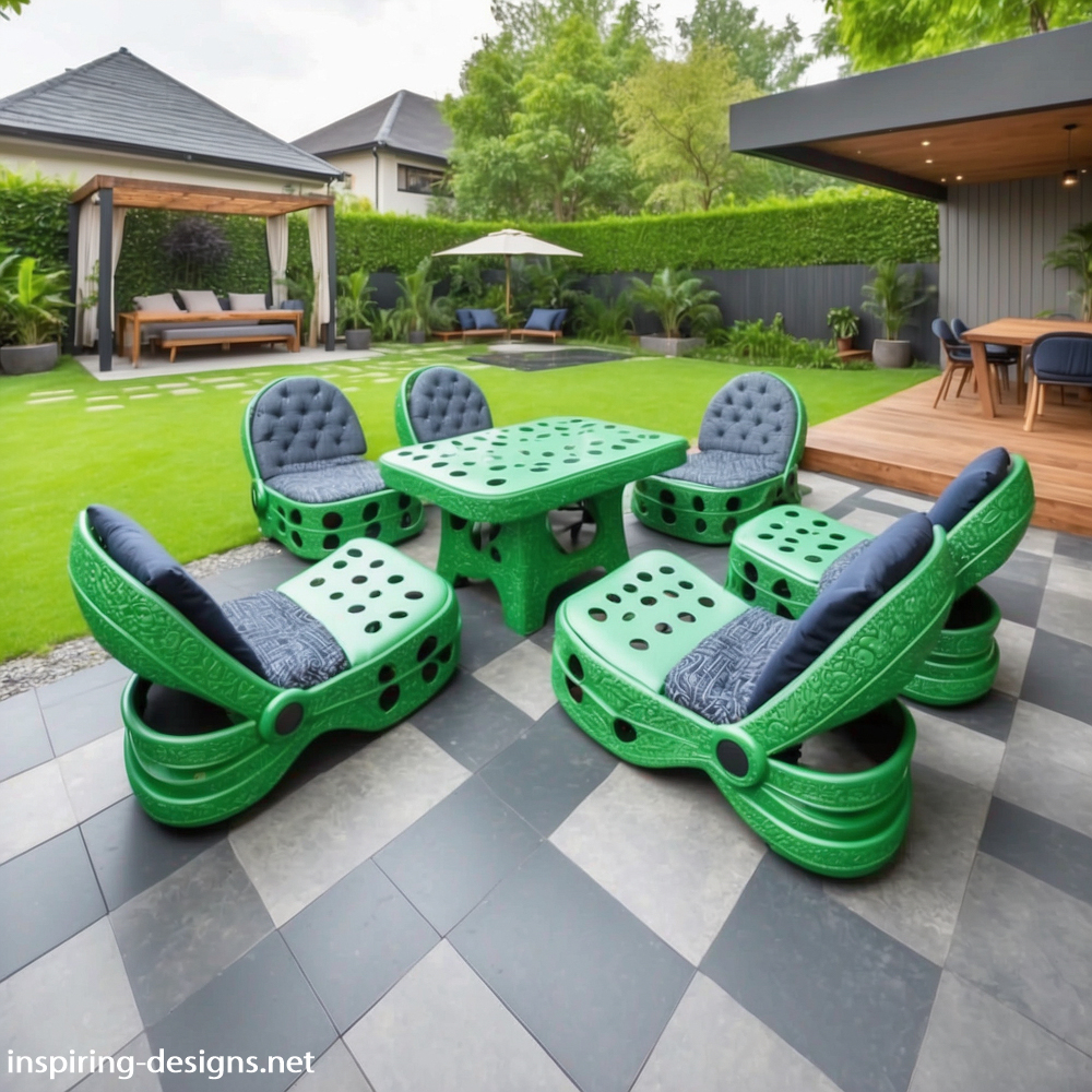 Croc Shaped Patio Sets