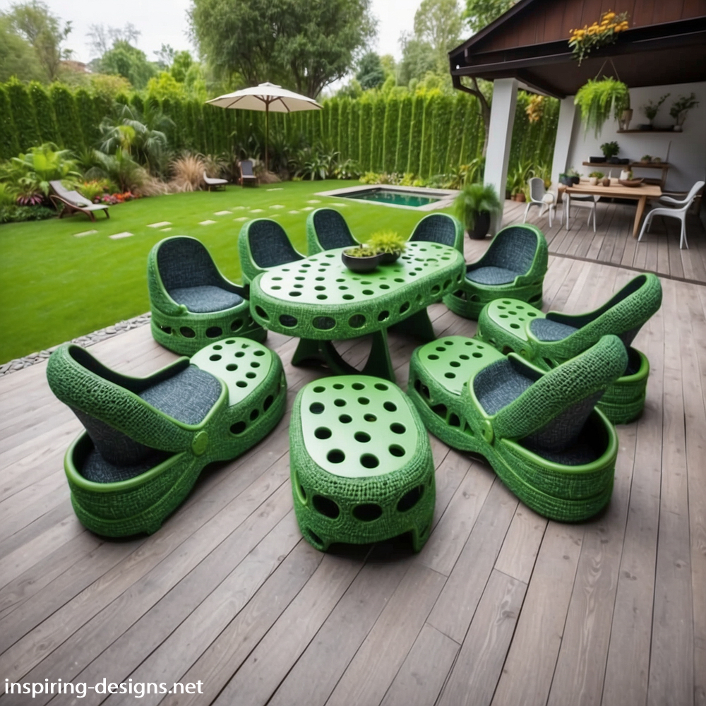Croc Shaped Patio Sets