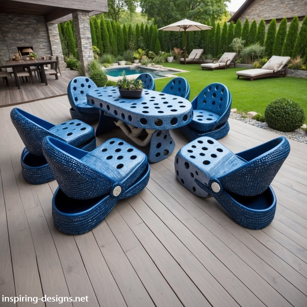 Croc Shaped Patio Sets