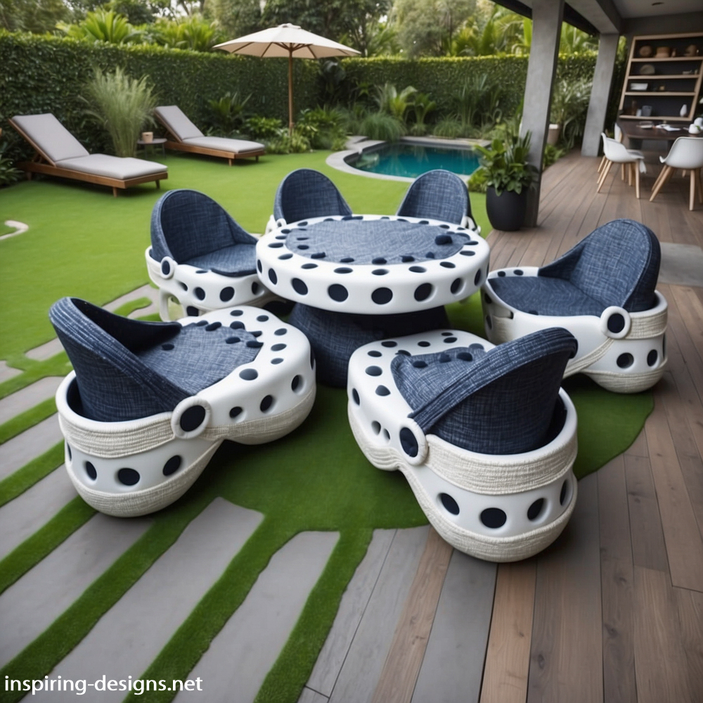 Croc Shaped Patio Sets