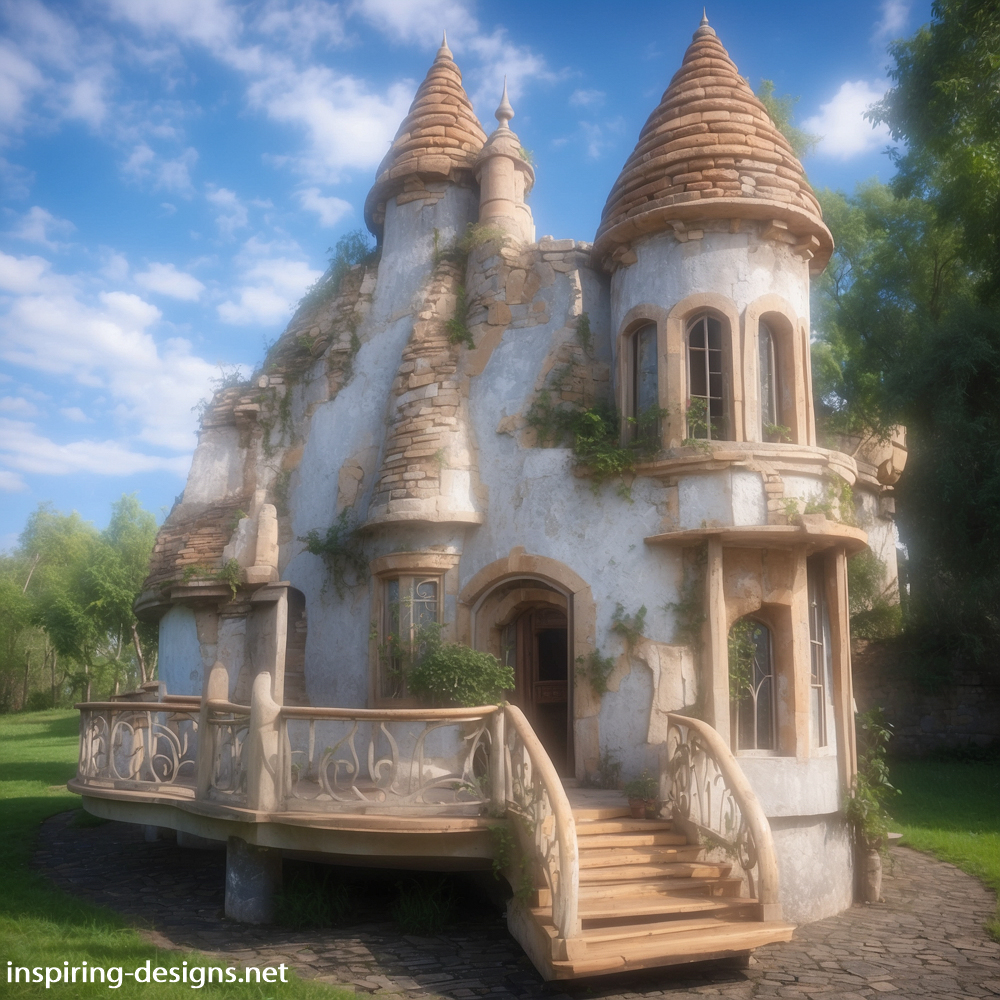 Disney and Hogwarts Castle Shaped Tiny Homes