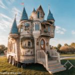 Disney and Hogwarts Castle Shaped Tiny Homes