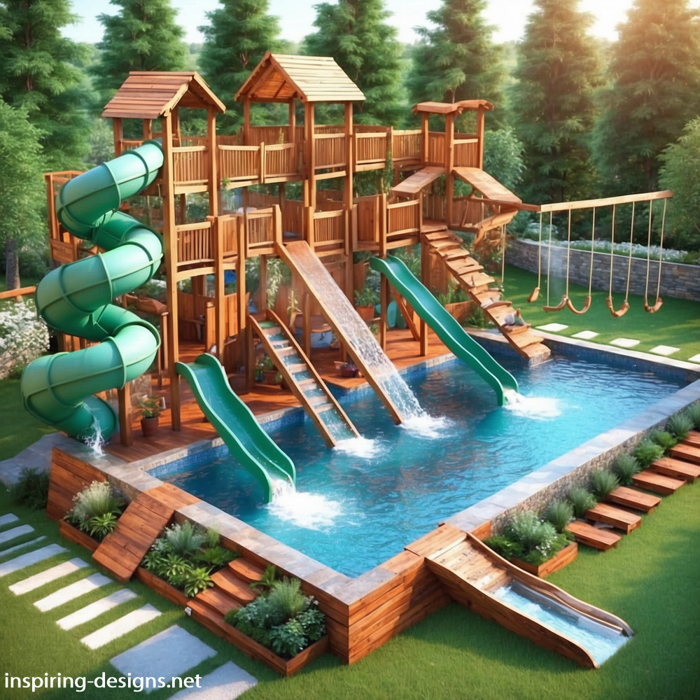 Backyard Pool Playgrounds