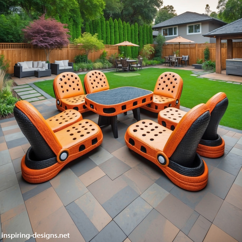 Croc Shaped Patio Sets
