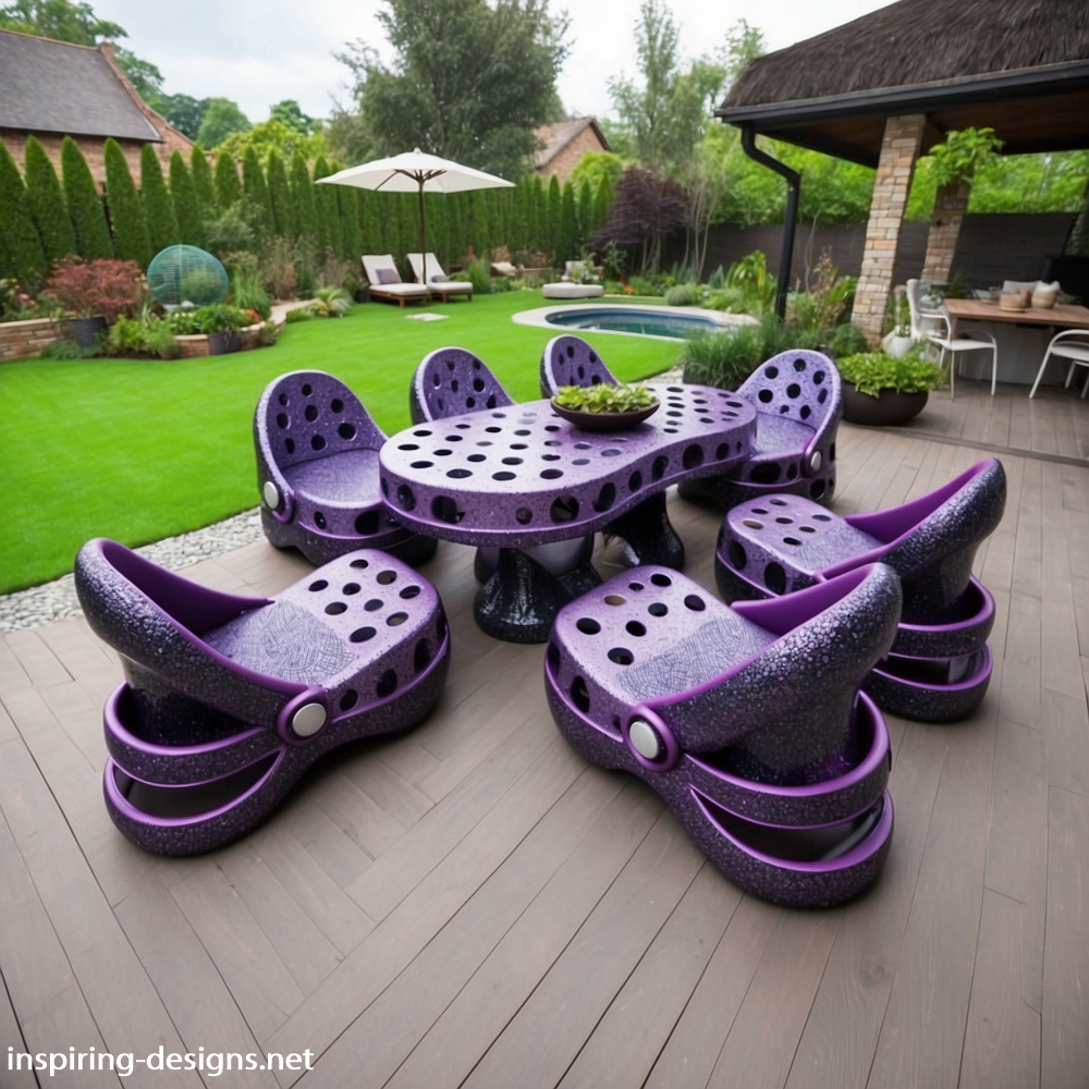 Croc Shaped Patio Sets