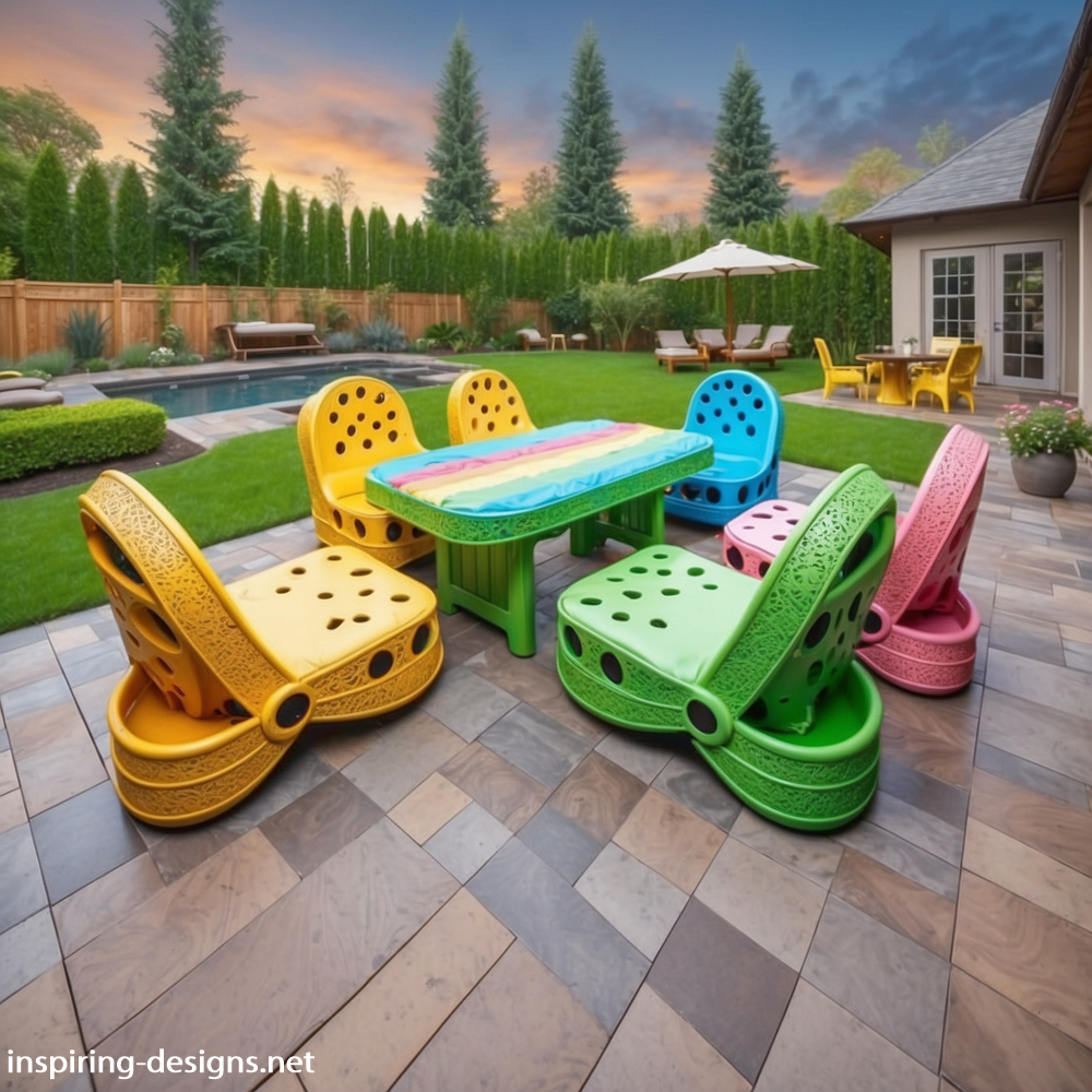 Croc Shaped Patio Sets