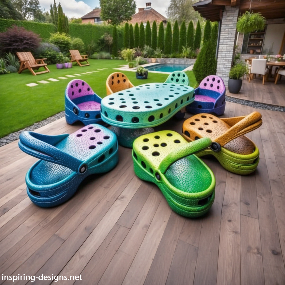 Croc Shaped Patio Sets