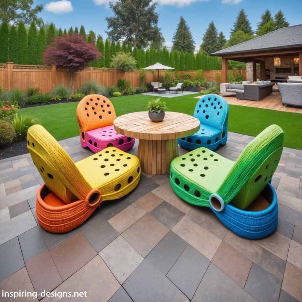 Croc Shaped Patio Sets