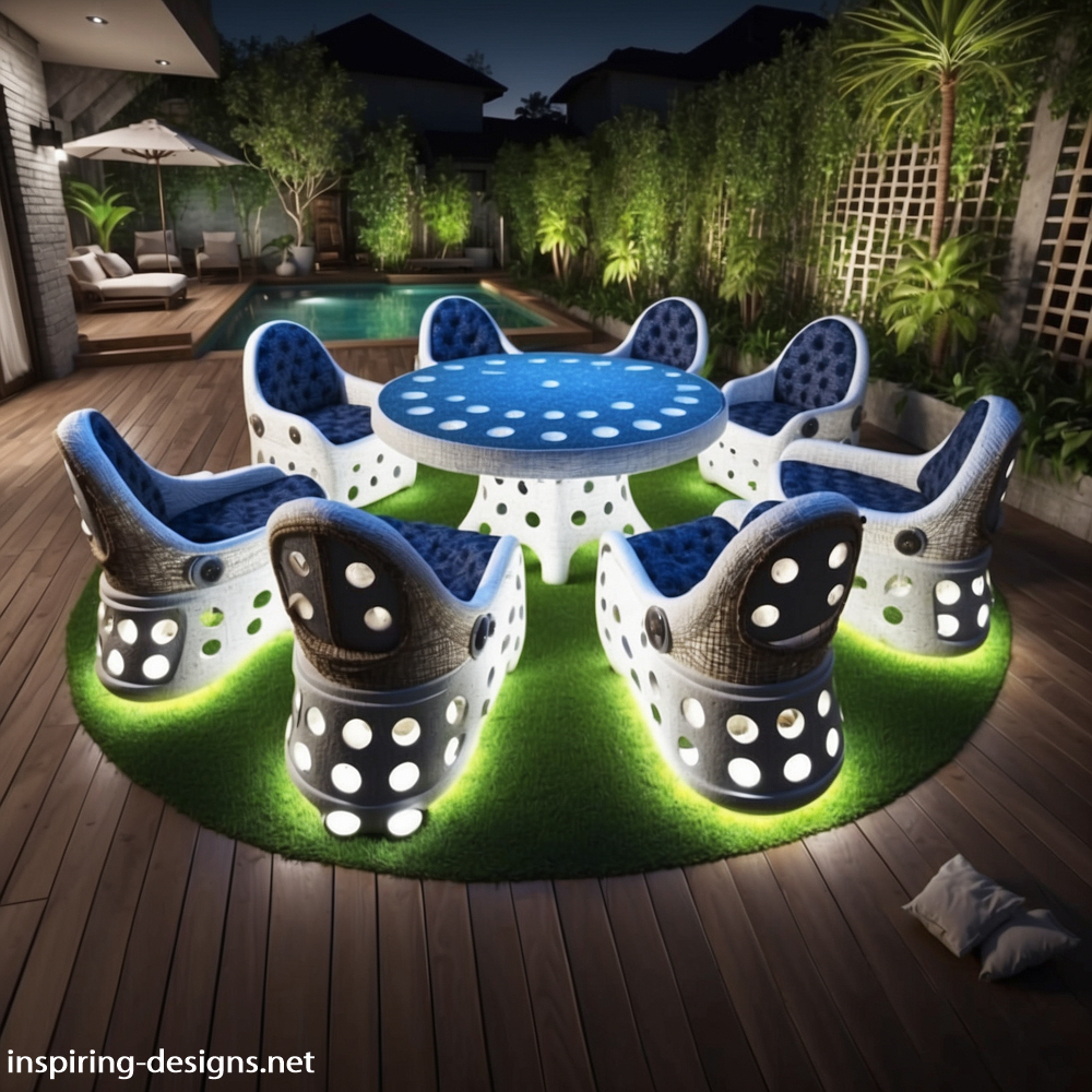 Croc Shaped Patio Sets