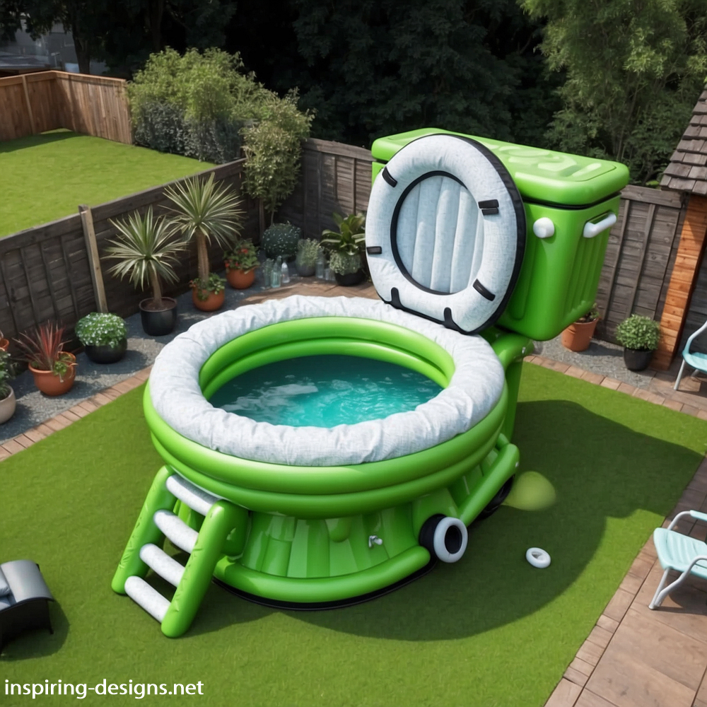 Inflatable Toilet Pools