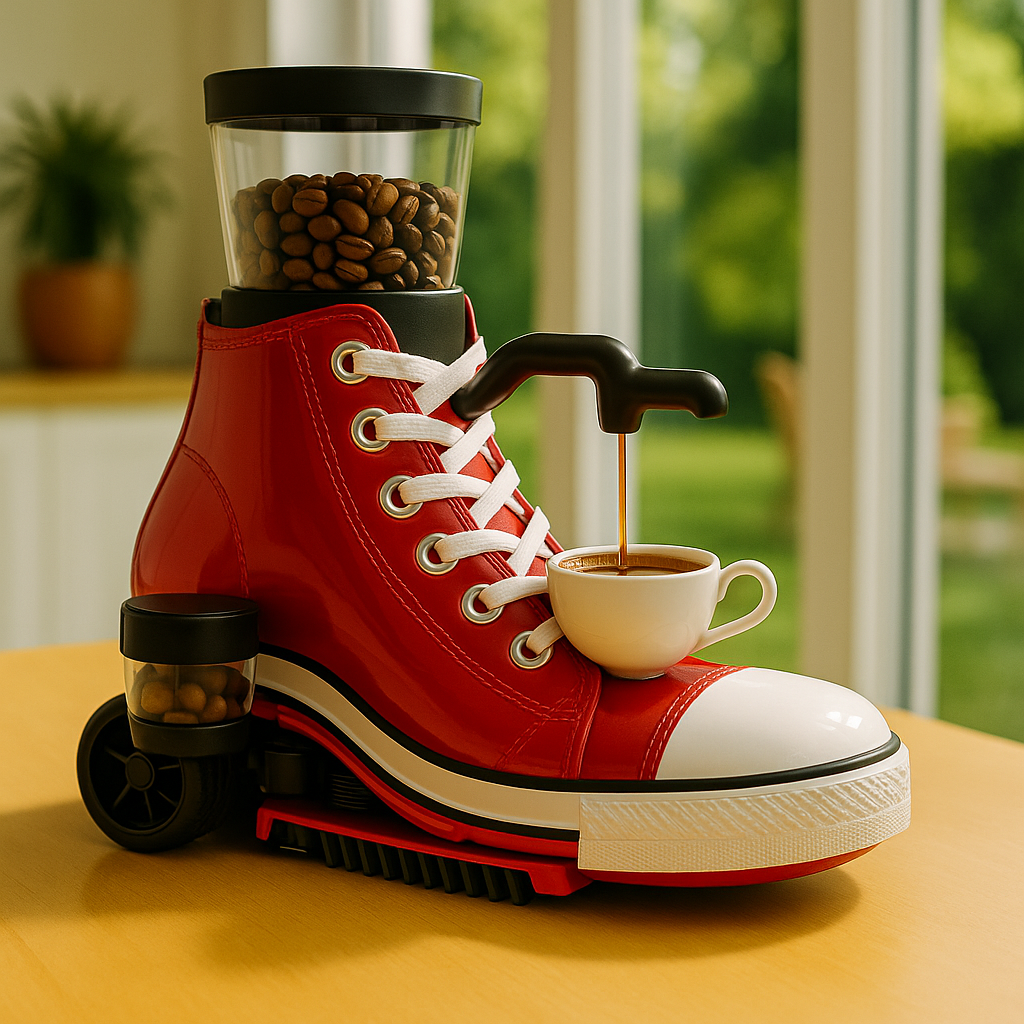 Sneaker Shaped Coffee Maker