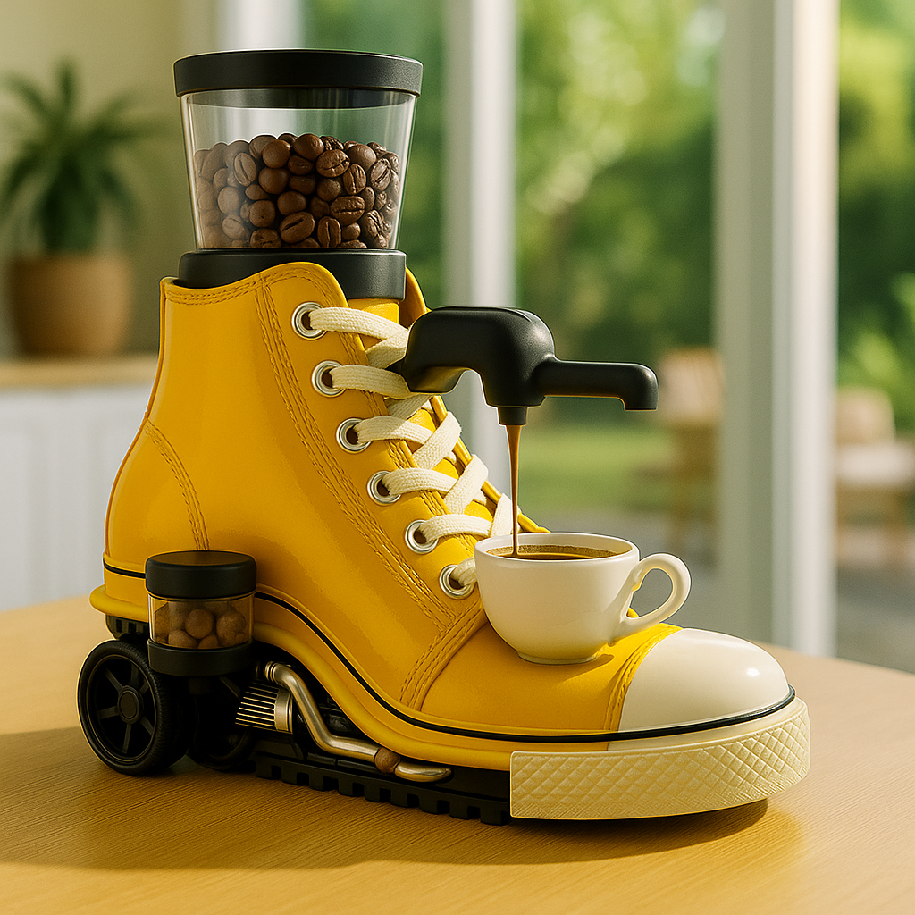 Sneaker Shaped Coffee Maker