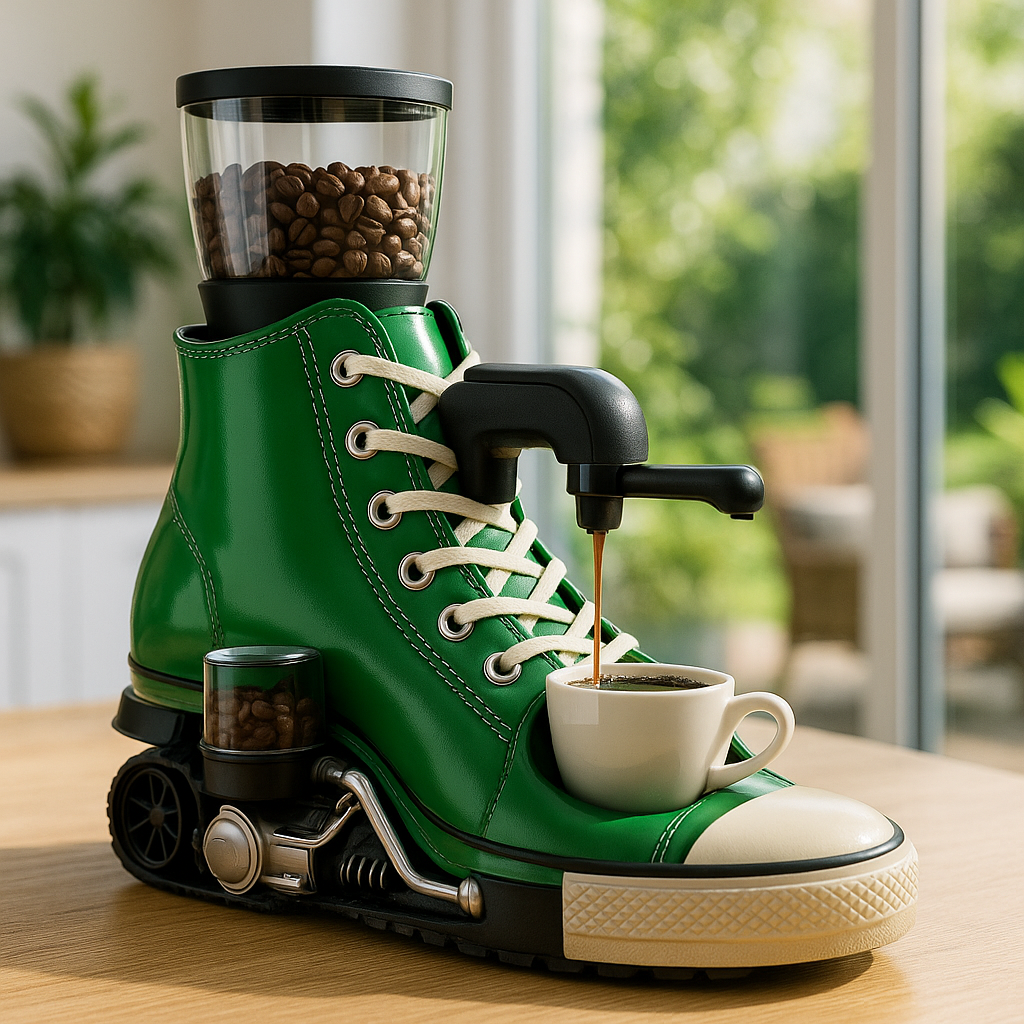 Sneaker Shaped Coffee Maker