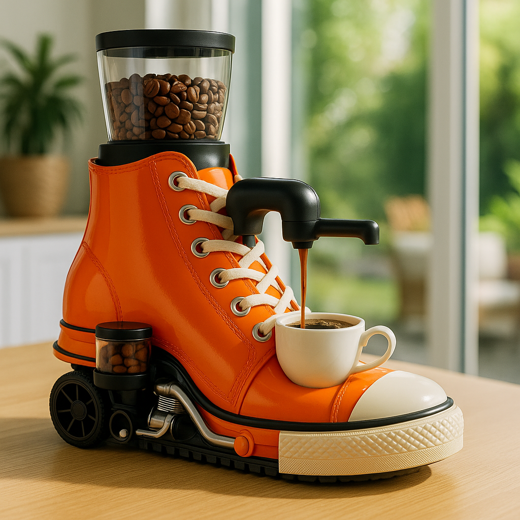 Sneaker Shaped Coffee Maker