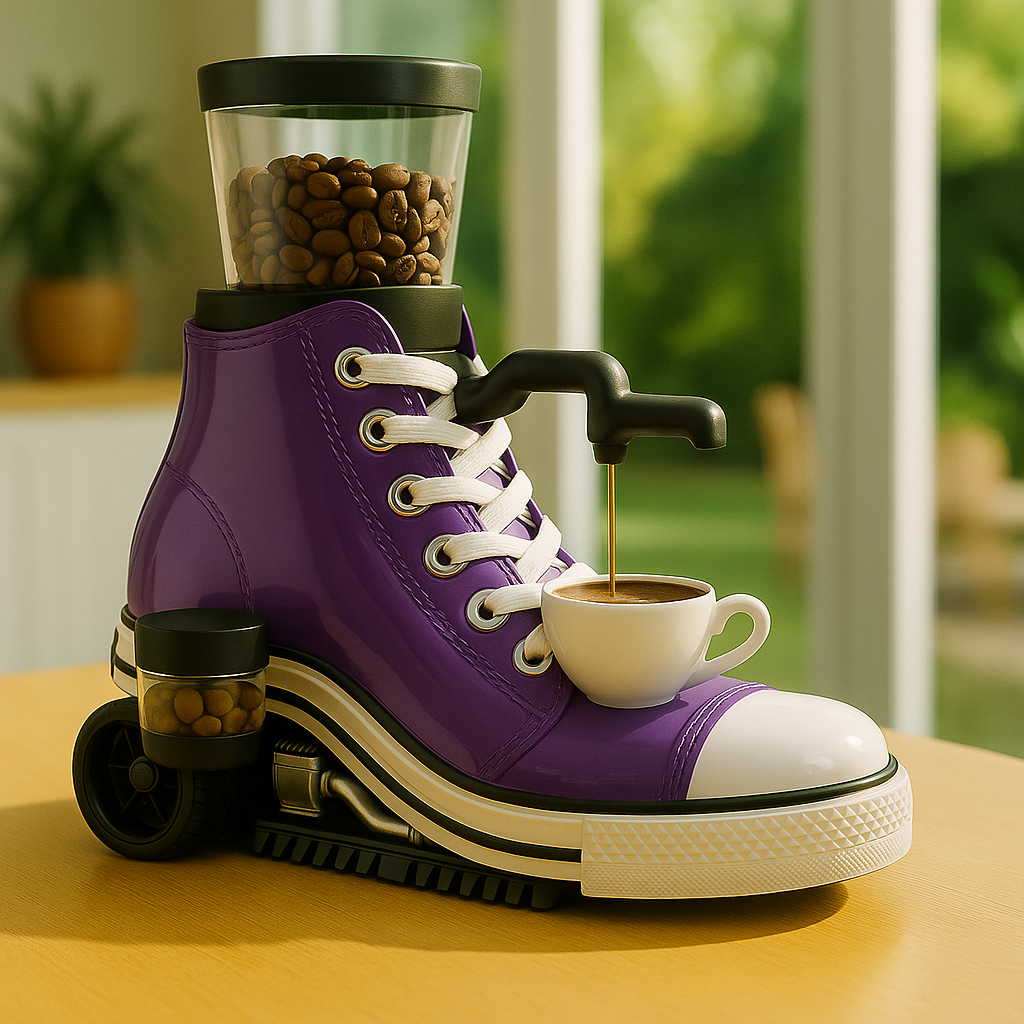 Sneaker Shaped Coffee Maker