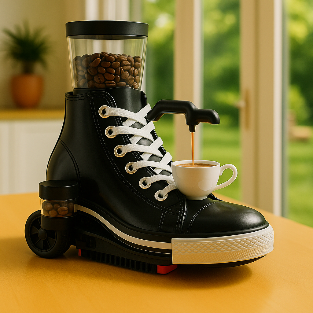 Sneaker Shaped Coffee Maker