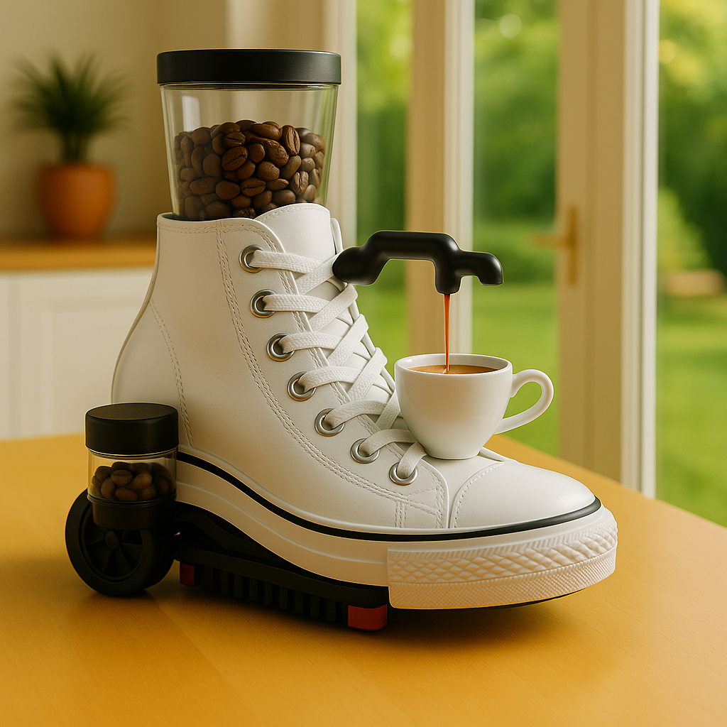Sneaker Shaped Coffee Maker