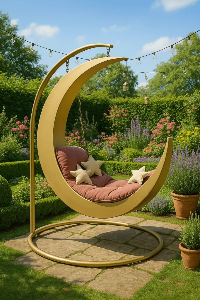 Crescent Moon Swing Chairs