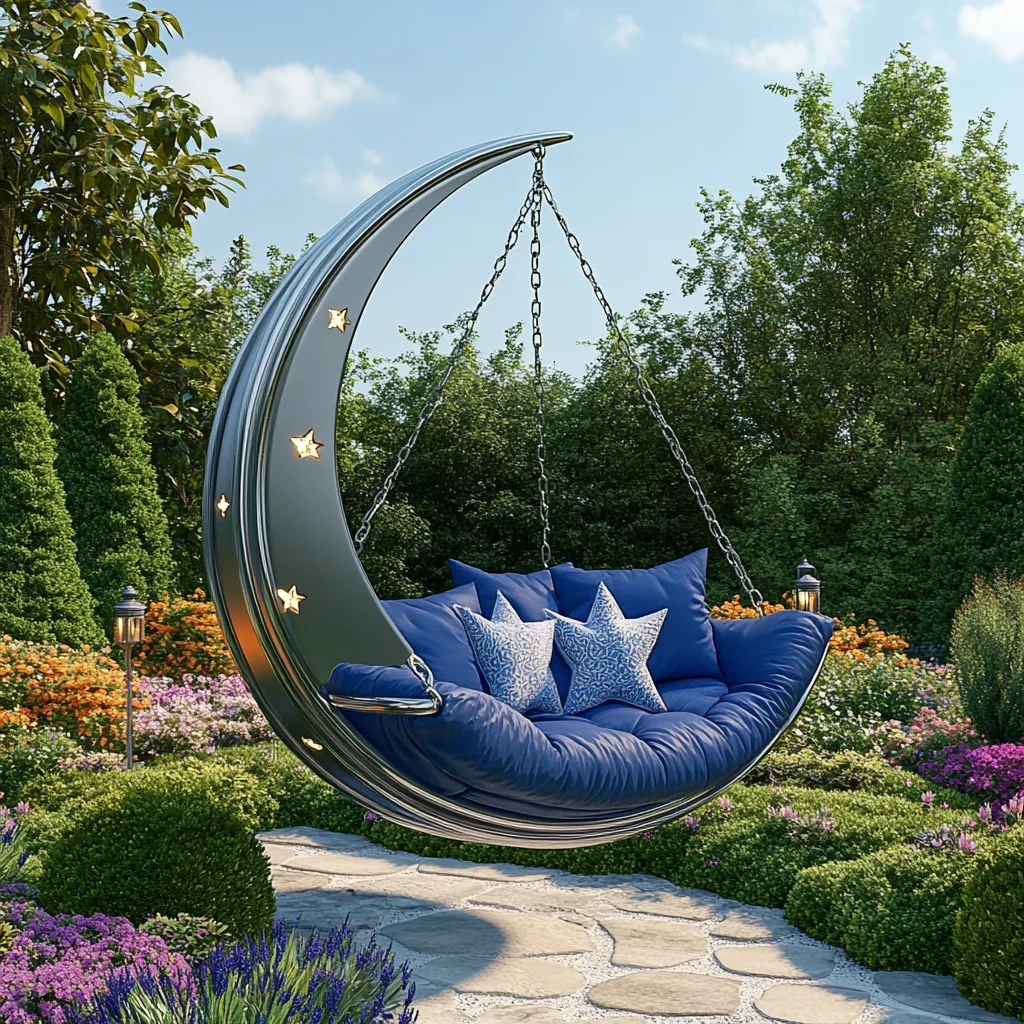 Crescent Moon Swing Chairs
