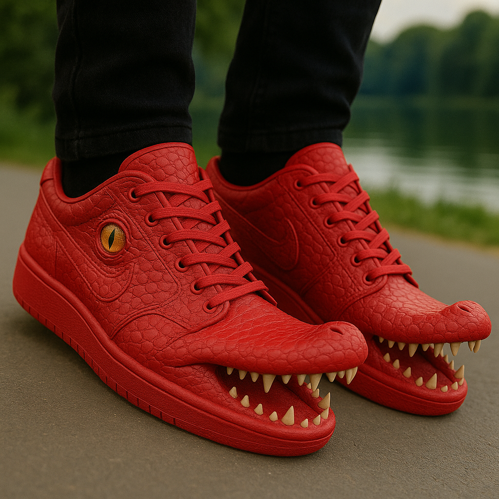 Crocodile Shaped Sneaker