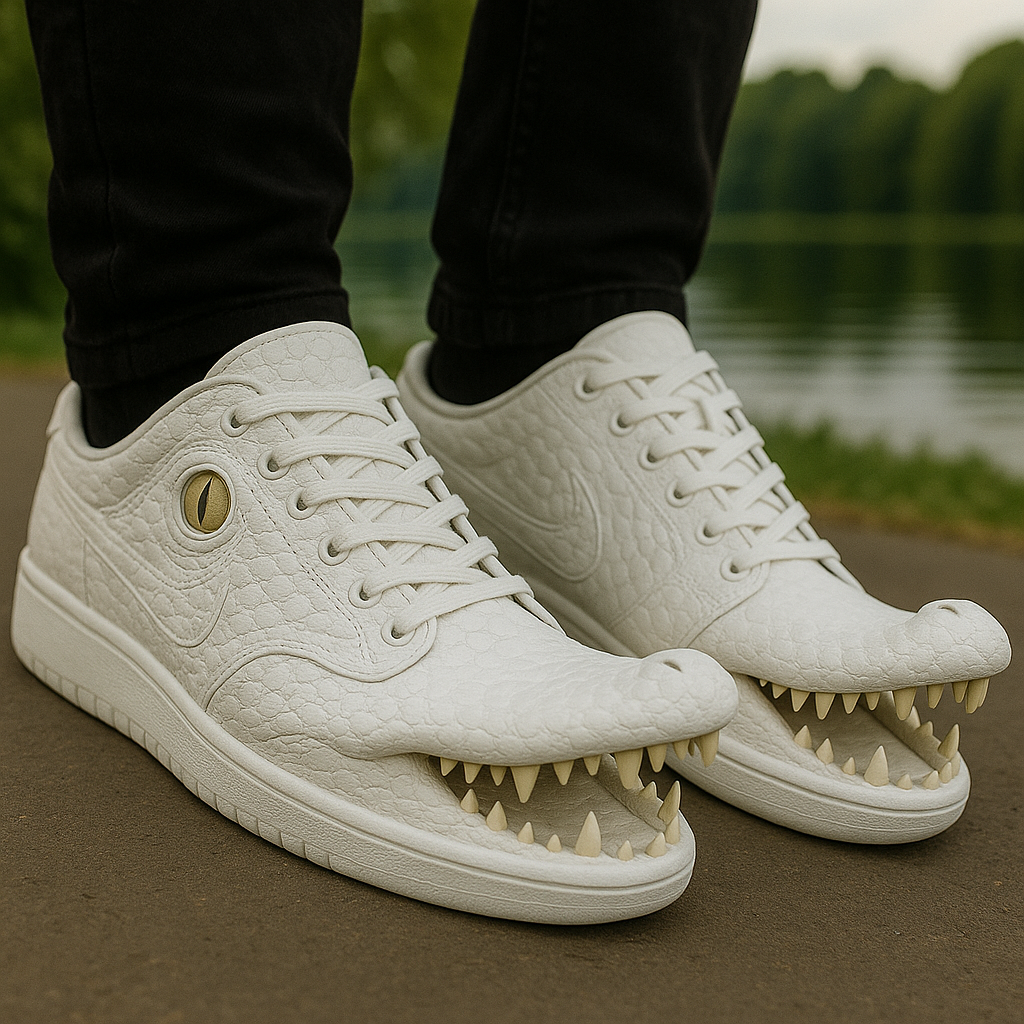 Crocodile Shaped Sneaker
