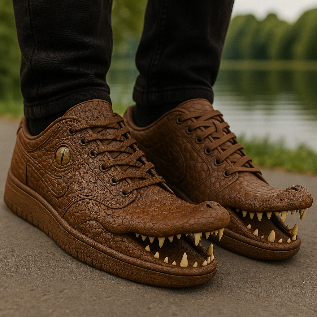 Crocodile Shaped Sneaker