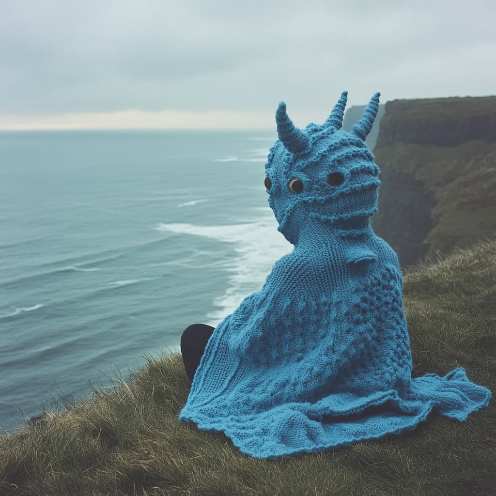 Dragon Crochet Hooded Blankets