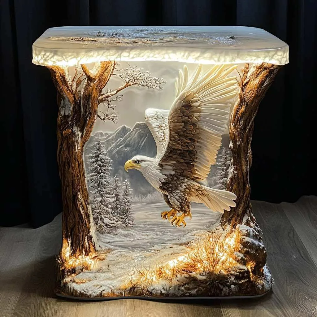 Eagle Light Up Side Tables