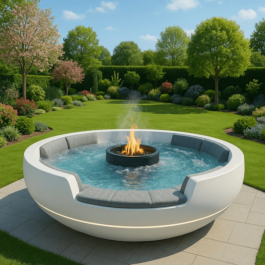 Fire Pit Hot Tubs