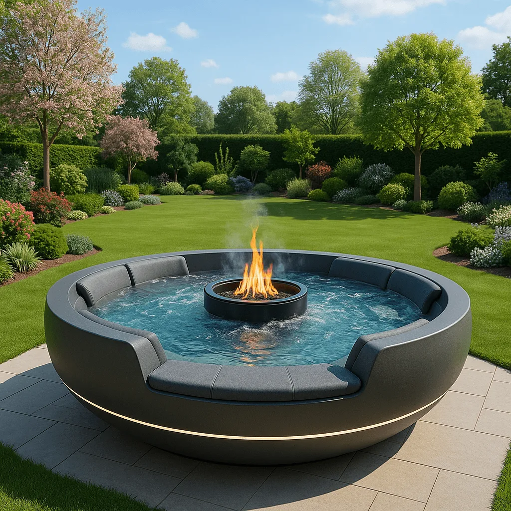 Fire Pit Hot Tubs