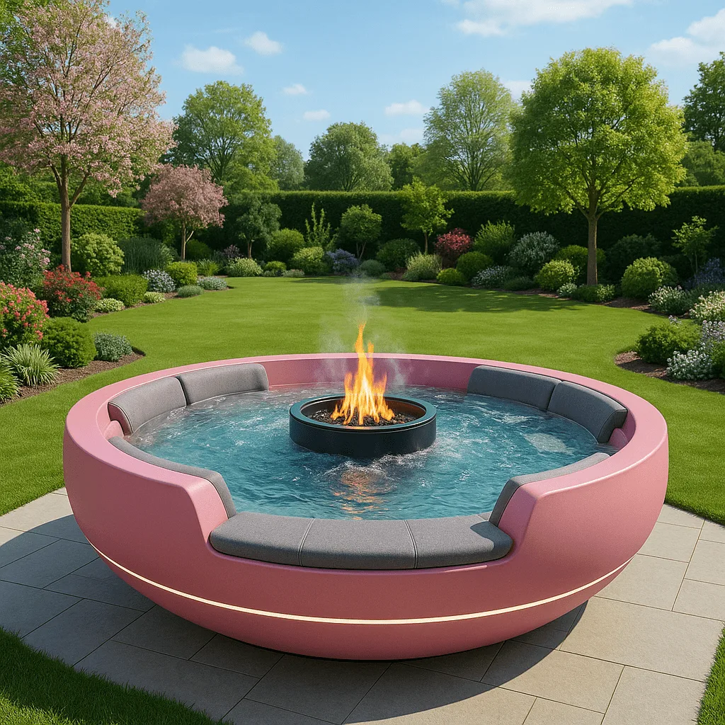 Fire Pit Hot Tubs