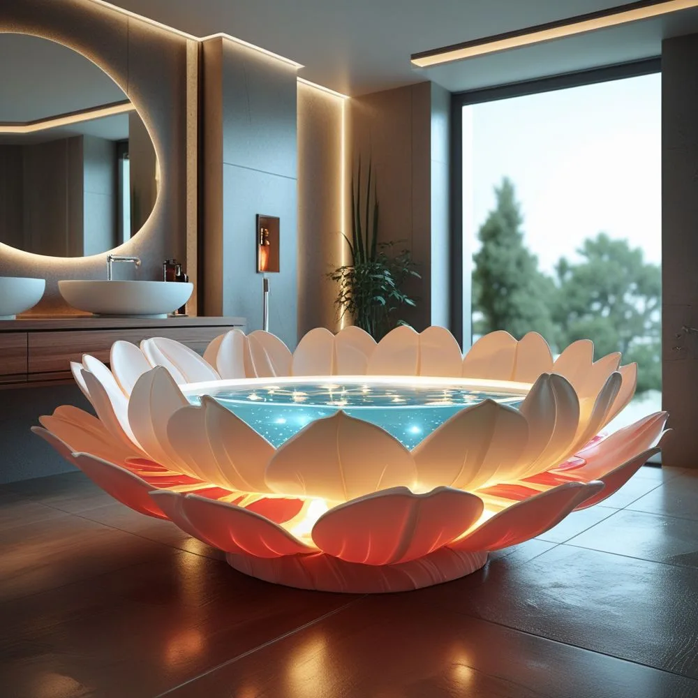 Flowers Bathtubs