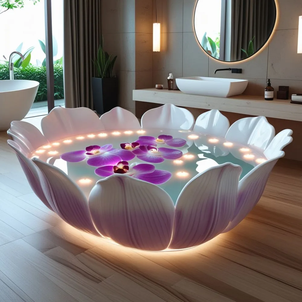 Flowers Bathtubs
