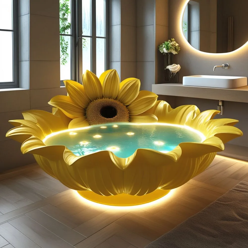 Flowers Bathtubs