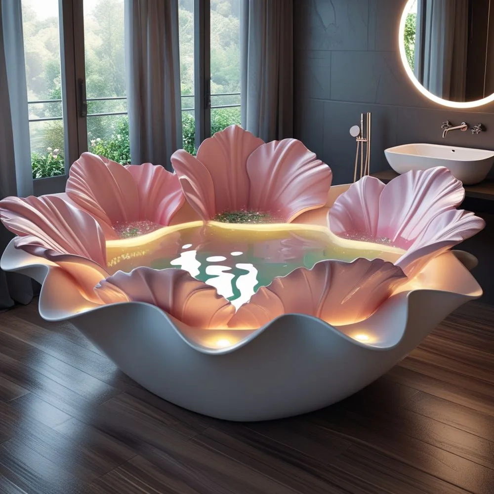 Flowers Bathtubs
