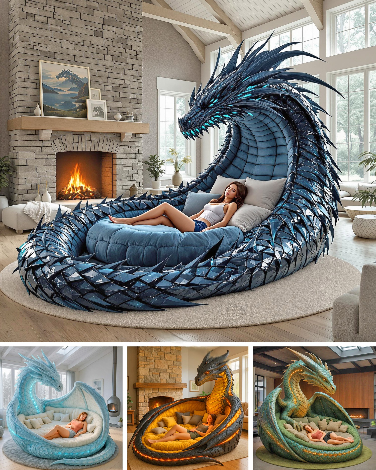 Giant Dragon Loungers