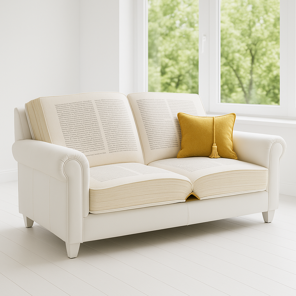 Giant Open-Book Sofa