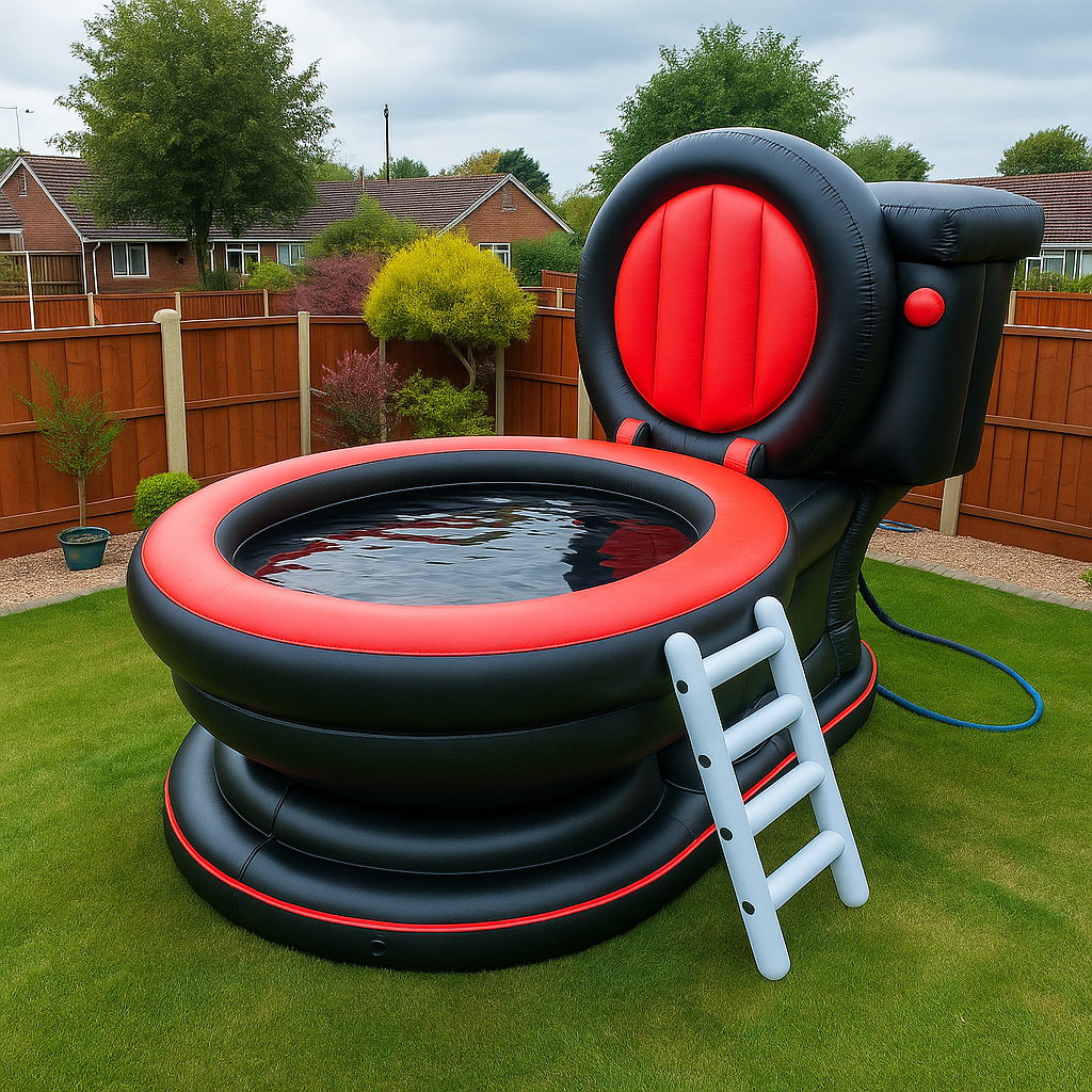 Giant Inflatable Toilet Pool