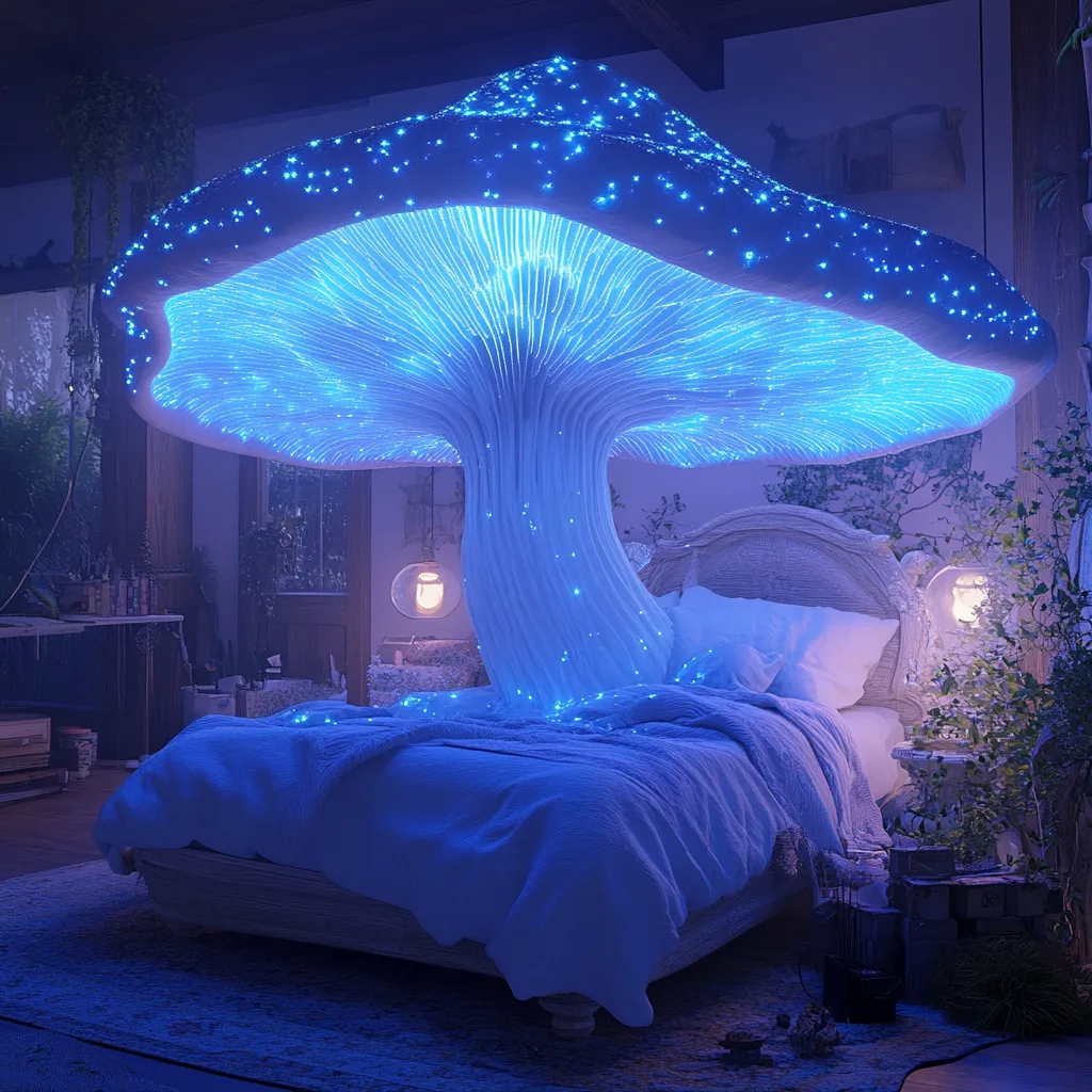 Glowing Mushroom Beds