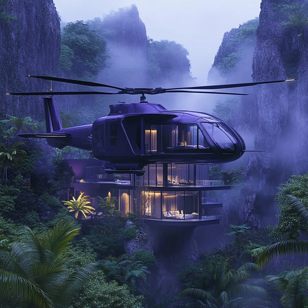 Helicopter Shaped Mansion