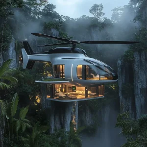 Helicopter Shaped Mansion