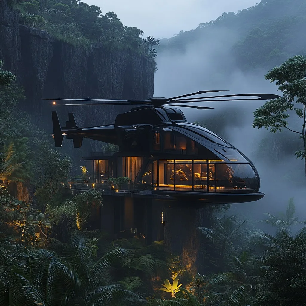 Helicopter Shaped Mansion
