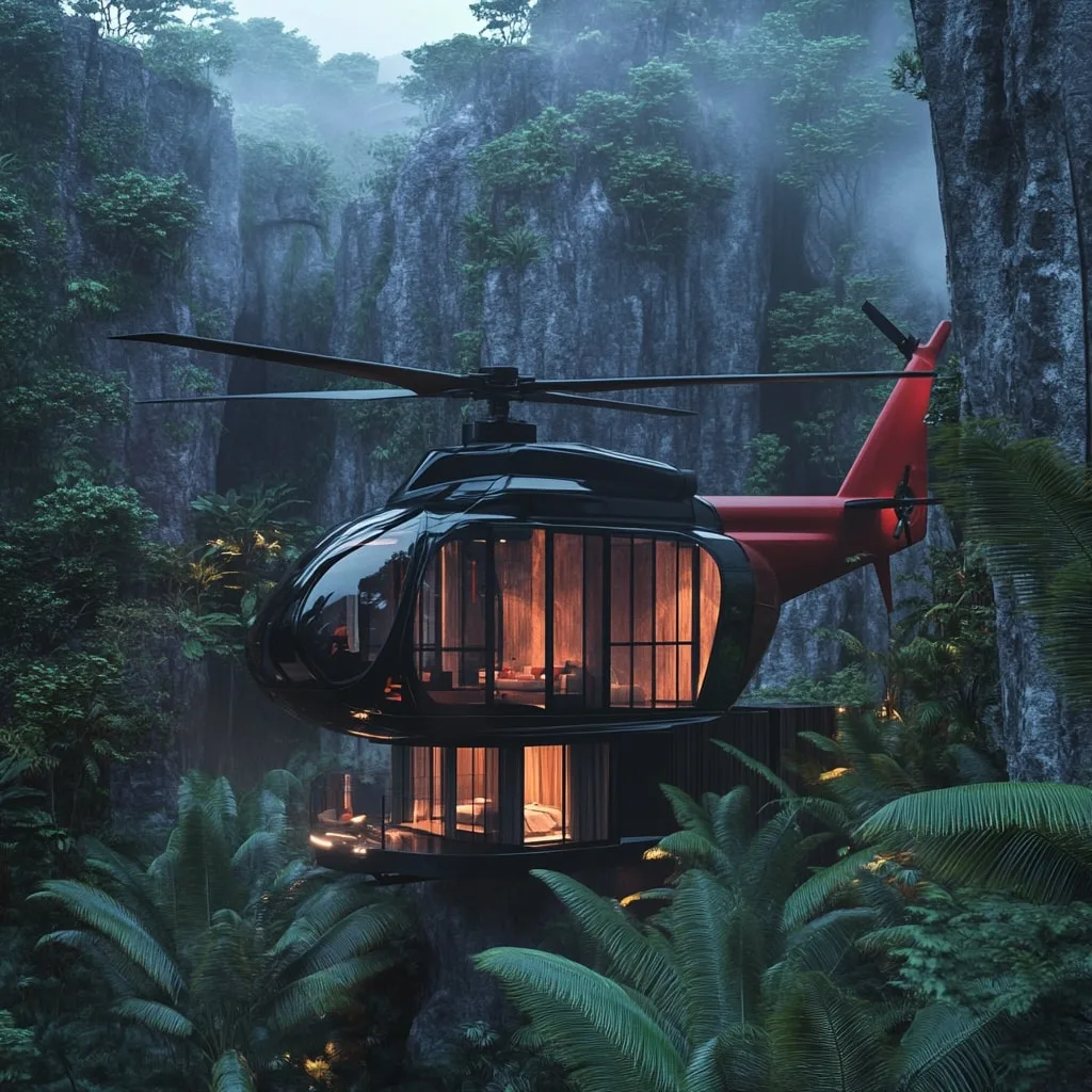Helicopter Shaped Mansion